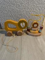Trixie houten trekdier en kralenframe mr. Lion, Kinderen en Baby's, Ophalen, Gebruikt