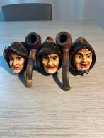 Antiek pijprek koppen, Ophalen, Zo goed als nieuw