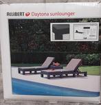 Ligbed, Jardin & Terrasse, Chaises longues, Enlèvement, Comme neuf, Osier, Réglable