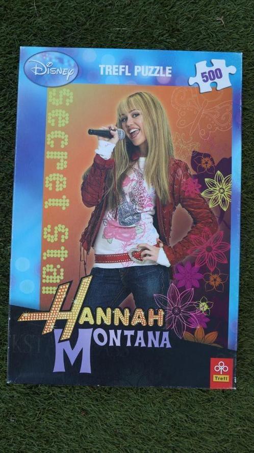 Puzzel Hannah Montana, Hobby en Vrije tijd, Denksport en Puzzels, Zo goed als nieuw, Legpuzzel, 500 t/m 1500 stukjes, Ophalen of Verzenden