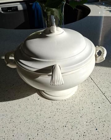 Soupière blanche porcelaine, Enlèvement