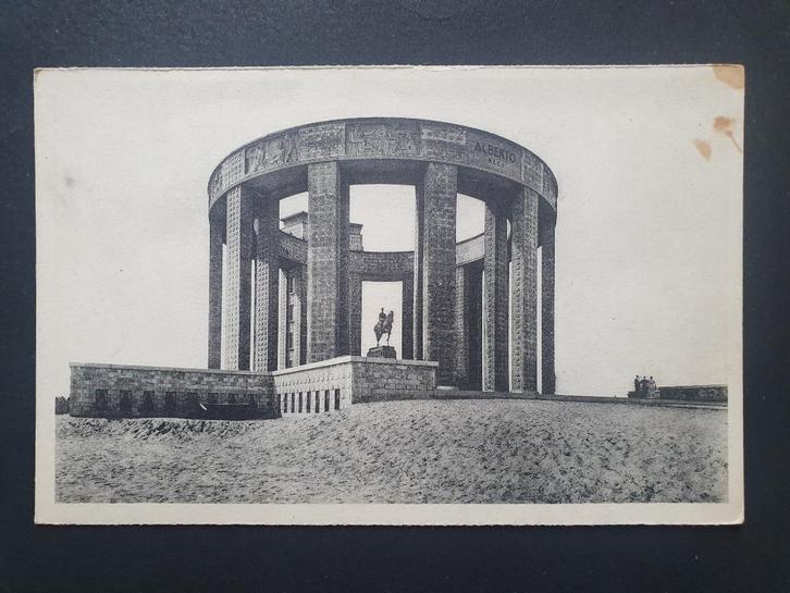 Nieuwpoort Nieuport Ijzergedenkteeken Koning Albert, Verzamelen, Postkaarten | België, Ongelopen, West-Vlaanderen, 1920 tot 1940