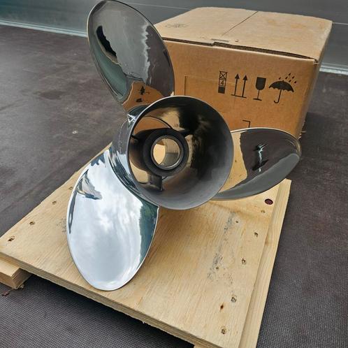 Propeller 19 pitch RVS NIEUWSTAAT Mercruiser Yamaha Mercury, Watersport en Boten, Bootonderdelen, Ophalen of Verzenden