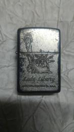 Vintage aansteker Zippo briquet argent antique C X 29, Enlèvement ou Envoi, Journal