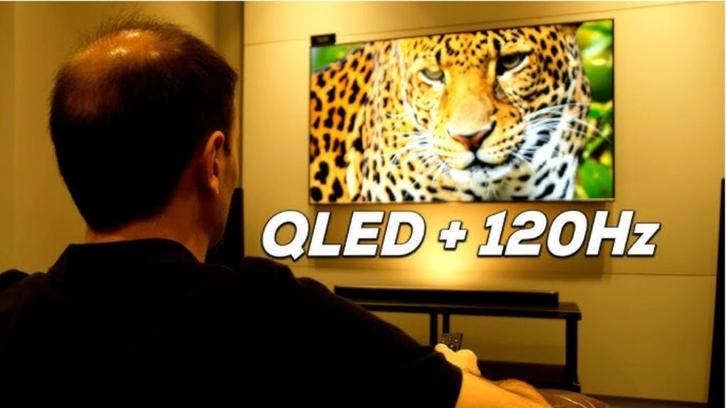 Samsung QLED TV - 75" inch (191 cm), Audio, Tv en Foto, Televisies, Zo goed als nieuw, QLED, 100 cm of meer, 4k (UHD), Samsung