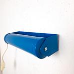 Vintage wandlamp g&g blauw metaal jaren 70, Maison & Meubles, Lampes | Appliques, Enlèvement ou Envoi, Métal