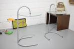 2x Vintage Bijzettafeltjes Ikea RY 1990 Postmodern Memphis, Huis en Inrichting, Ophalen of Verzenden, Gebruikt, Rond