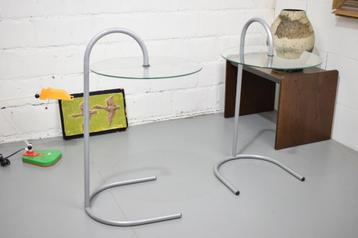 2x Vintage Bijzettafeltjes Ikea RY 1990 Postmodern Memphis beschikbaar voor biedingen
