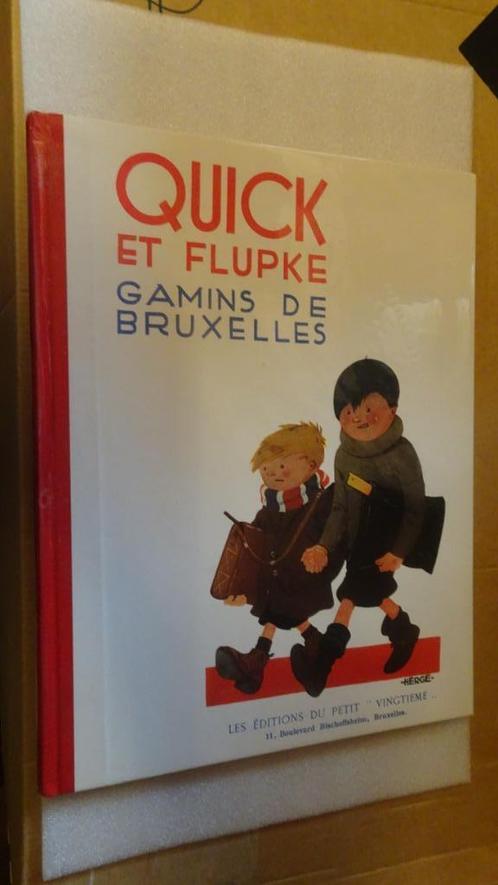 Facsimile - Quick & Flupke - Kinderen uit Brussel - Hergé, Verzamelen, Overige Verzamelen, Gebruikt, Ophalen of Verzenden