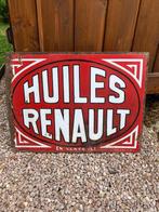 Emaille bord dubbelzijdig Renault 1933, Verzamelen, Ophalen, Gebruikt