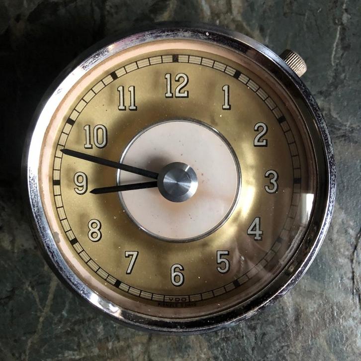 Vintage klok Mercedes Benz VDO Kienzle 8 days, Auto diversen, Auto-accessoires, Gebruikt, Ophalen of Verzenden