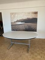 Tafel, kan verlengd worden tot 10 personen, Ophalen of Verzenden, Gebruikt, Vijf personen of meer, Ovaal