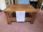 Houten salontafel (eik), Huis en Inrichting, Ophalen, Gebruikt, 50 tot 100 cm, Klassiek