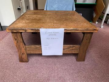Houten salontafel (eik)  beschikbaar voor biedingen