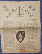 WW2 - RARE JOURNAL BRIGADE D'IRLANDE -4e INFANTERIE "S", Collections, Enlèvement ou Envoi