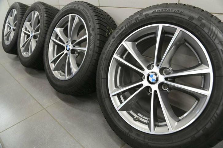 17'' M-velgen BMW 5x112 met winterbanden 225/50 R17, Auto-onderdelen, Banden en Velgen, Velg(en), Winterbanden, 17 inch, 225 mm