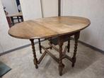 oude ovale eiken houten tafel, begin 1900, Antiek en Kunst, Ophalen
