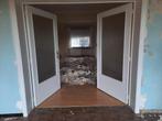 Witte binnendeuren, Doe-het-zelf en Bouw, Deuren en Vliegenramen, 215 cm of meer, Gebruikt, Vouwdeur, Glas