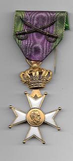 Medaille Leopold III, Verzenden, Landmacht, Lintje, Medaille of Wings