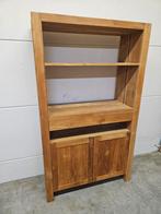 Mooie massief teakhouten kast 116x200cm, Huis en Inrichting, Kasten | Boekenkasten, Ophalen, Gebruikt