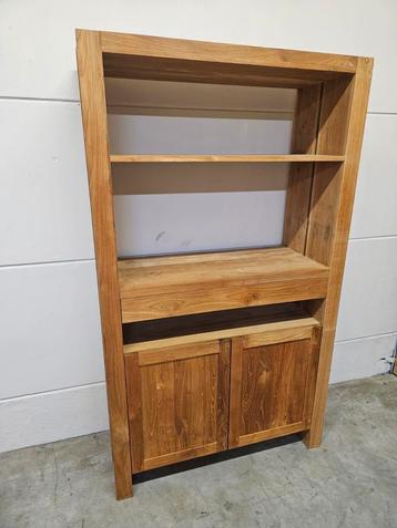 Mooie massief teakhouten kast 116x200cm beschikbaar voor biedingen