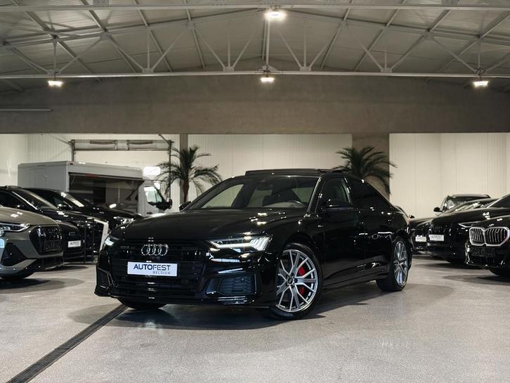 Audi A6 Limousine S-Line Quattro 55TFSI-E - Garantie, Auto's, Audi, Bedrijf, Te koop, A6, 360° camera, ABS, Achteruitrijcamera