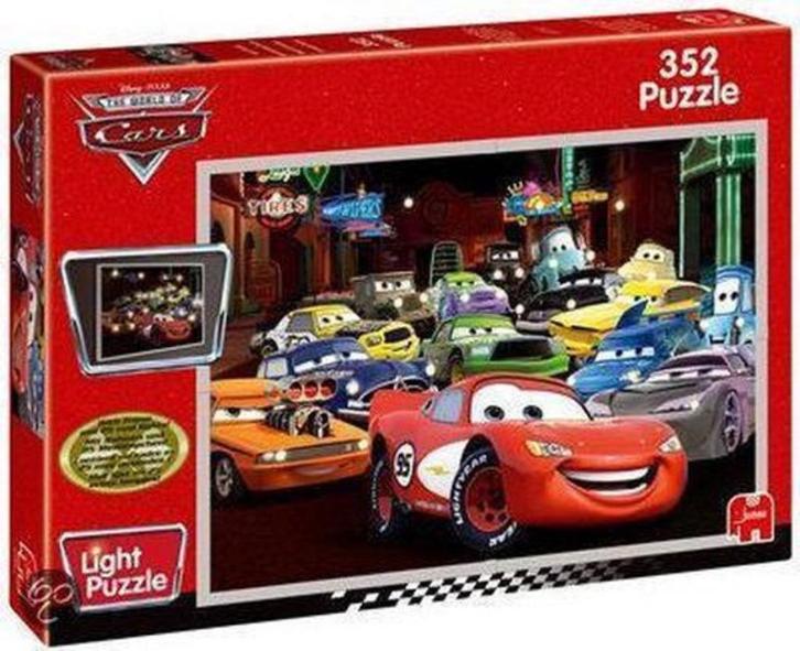 CARS puzzel met lichtjes - 352 stuks (7+), Kinderen en Baby's, Speelgoed | Kinderpuzzels, Ophalen of Verzenden
