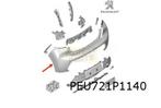 Peugeot	208 (10/19-)achterbumper (Te spuiten) (Bij PDC) (Bij, Verzenden, Nieuw, Achter, Bumper