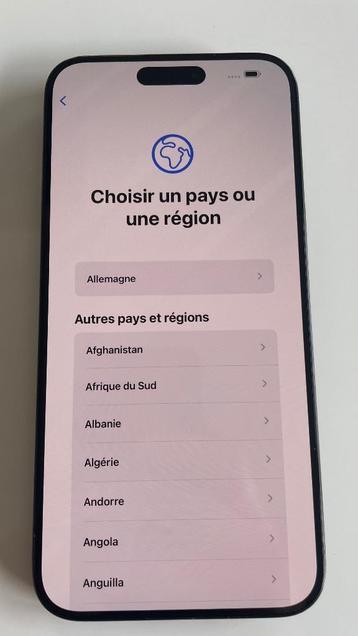 iPhone 15 Pro Max 256 GB Noir beschikbaar voor biedingen
