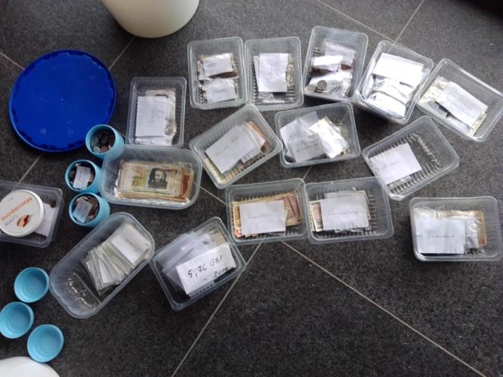 verzameling munten en biljetten, Postzegels en Munten, Munten en Bankbiljetten | Verzamelingen, Munten en Bankbiljetten, Ophalen