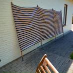Windscherm. Strandzeil. Nylon. Br.3.60 x H.1.80, Ophalen, Zo goed als nieuw