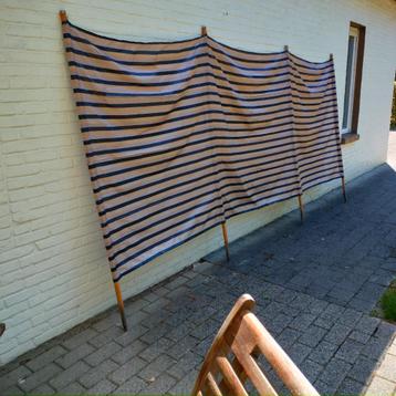Windscherm. Strandzeil. Nylon. Br.3.60 x H.1.80 beschikbaar voor biedingen