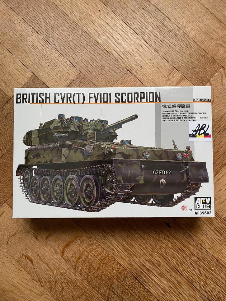 CVRT SCORPION - BELGISCH LEGER - 1:35, Hobby en Vrije tijd, Modelbouw | Auto's en Voertuigen, Nieuw, Tank, 1:32 tot 1:50, Overige merken