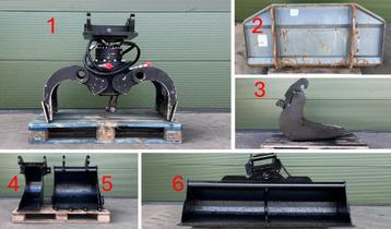 KINSHOFER Sorteer grijper, Grondbak, Graafbak, kantelbak, Enlèvement
