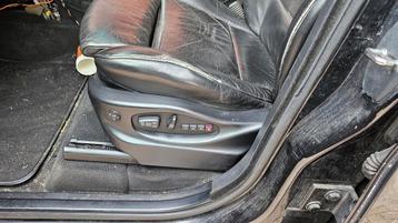 Zwarte leren sport voorstoelen BMW X5 E53 bouwjaar 2001 beschikbaar voor biedingen