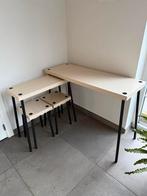 IKEA bijzettafels met krukken, Huis en Inrichting, Ophalen, Zo goed als nieuw