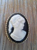 Broche camee, Enlèvement, Utilisé, Moins de 4 cm, Noir