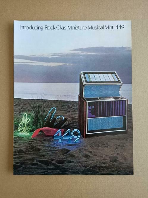 Folder: Rock-ola 449 (1972) jukebox, Verzamelen, Automaten | Jukeboxen, Ophalen