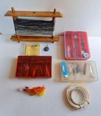 Boîtes de pêche à la mouche vintage et moulinet de pêche à l, Hameçon, Utilisé, Enlèvement ou Envoi