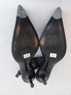 26C* Casadei - sexy sandales noires full cuir (37,5), Noir, Escarpins, Porté, Casadei