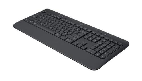 Logitech Signature K650 (Azerty BE) Grafiet Bluetooth, Computers en Software, Toetsenborden, Zo goed als nieuw, Azerty, Draadloos