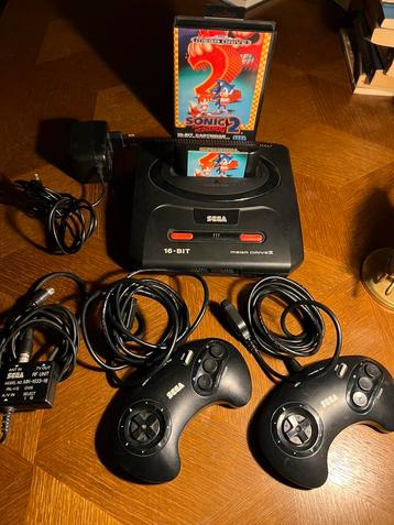 Sega Mega Drive II + Sonic 2 + Kid Chameleon beschikbaar voor biedingen