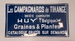 Plaque émaillée Huy Tihange Emailbord, Enlèvement ou Envoi