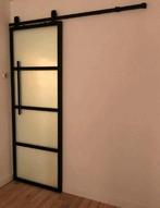 matglas industriele deur barndeur schuifdeur staal hout melk, Doe-het-zelf en Bouw, Ophalen, -, -, Nieuw