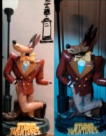EXCEPTIONNEL ≈ 170cm LAMPE TEX AVERY Wolfie STUDIO AVENTURES beschikbaar voor biedingen