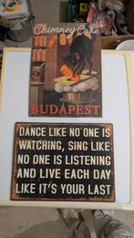 Metalen muurdecoratie, Ophalen