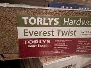 Laminaat visgraat (nieuw) - TORLYS Hardwood 12 mm dik, Bricolage & Construction, Planches & Dalles, Neuf, Aggloméré, Bois, 50 à 150 cm