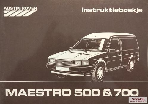 Handboek Maestro 500 & 700 Instructieboekje AKM6173, Auto diversen, Handleidingen en Instructieboekjes, Ophalen of Verzenden