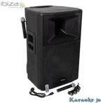 IBIZA RX18A-BT Mobiel Geluid-systeem 18 inch 1000 Watt, Audio, Tv en Foto, Ophalen of Verzenden, Nieuw