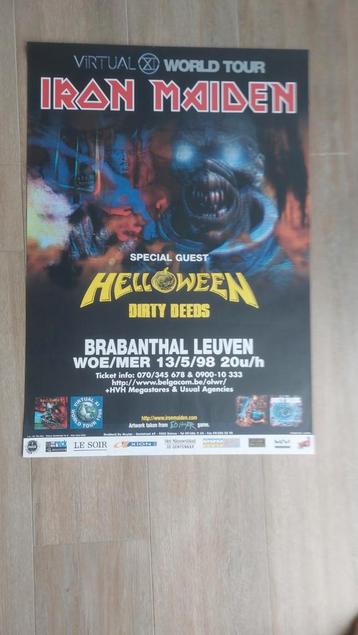 Concert poster Iron Maiden 1998 beschikbaar voor biedingen